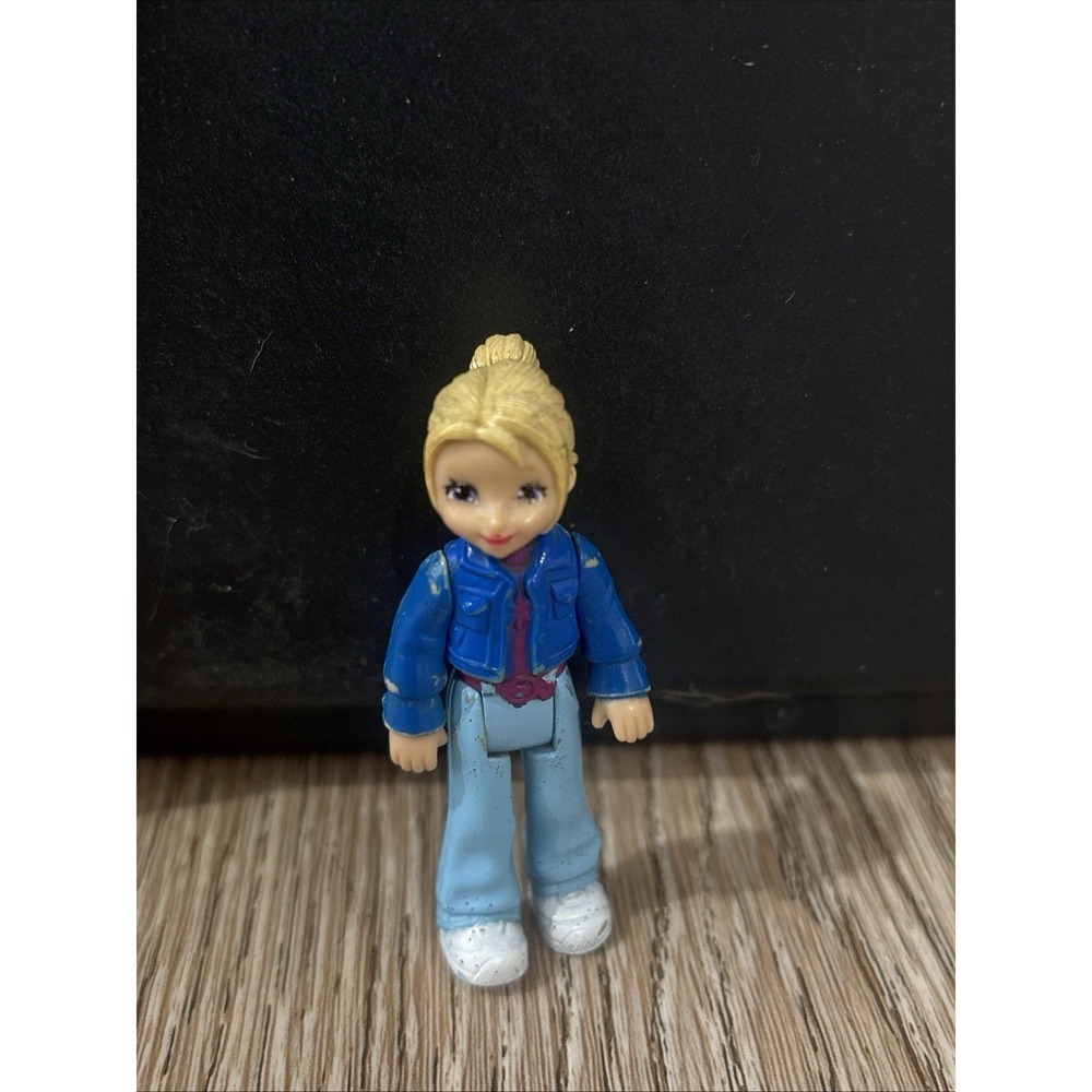Fisher Price Go Anywhere Sweet Streets Blonde Woman Figure Horse Pickup Set
